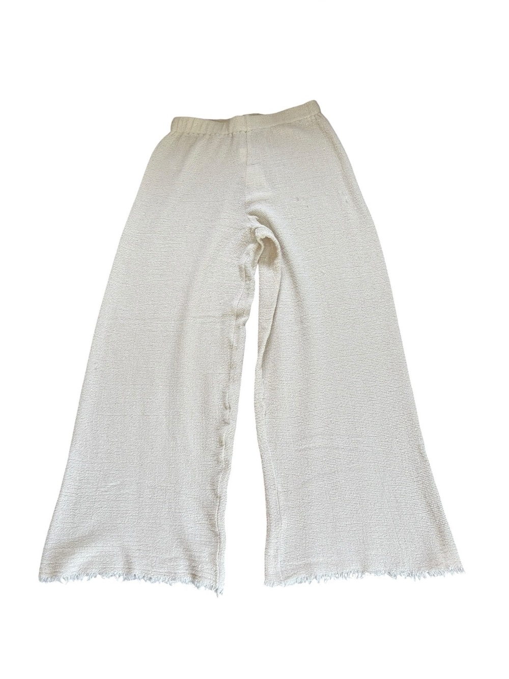 Cutuli Cult Linen Cotton Cream Pants Handmade In Italy Womens Size Small NEW